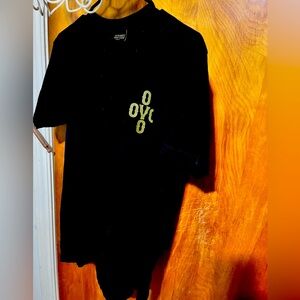 2018 Men’s OVO T-Shirt Black Gold Size Medium